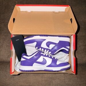 Nike Dunk Low Court Purple Size 8 Men